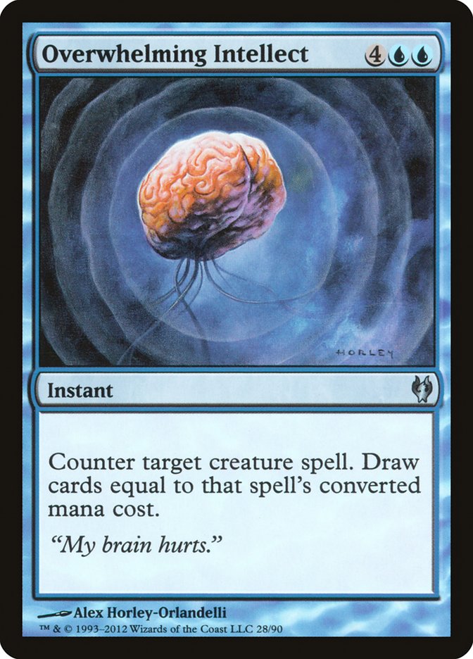 Overwhelming Intellect [Duel Decks: Izzet vs. Golgari] | Webway Games