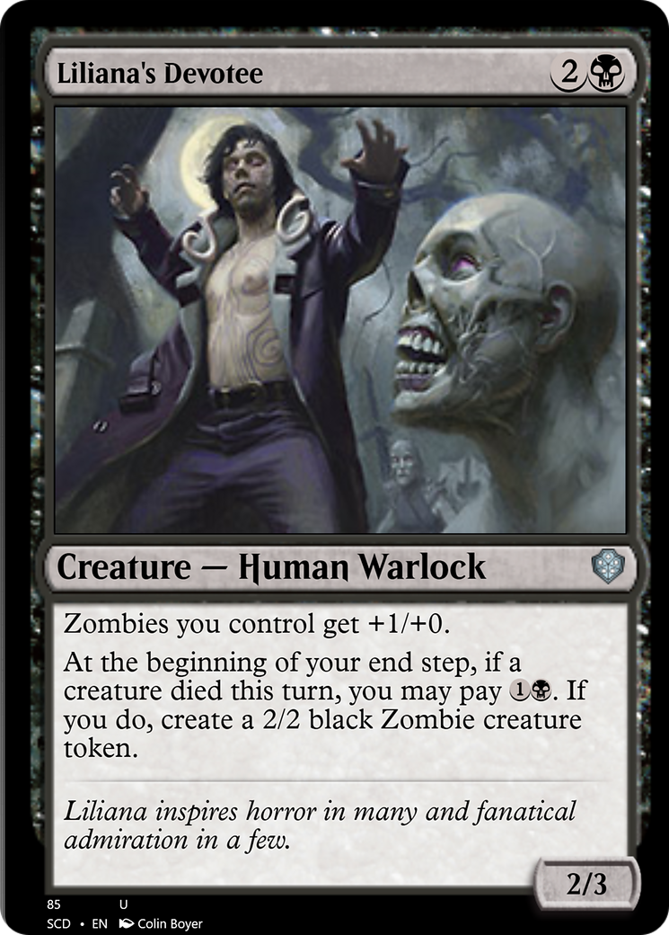 Liliana's Devotee [Starter Commander Decks] | Webway Games