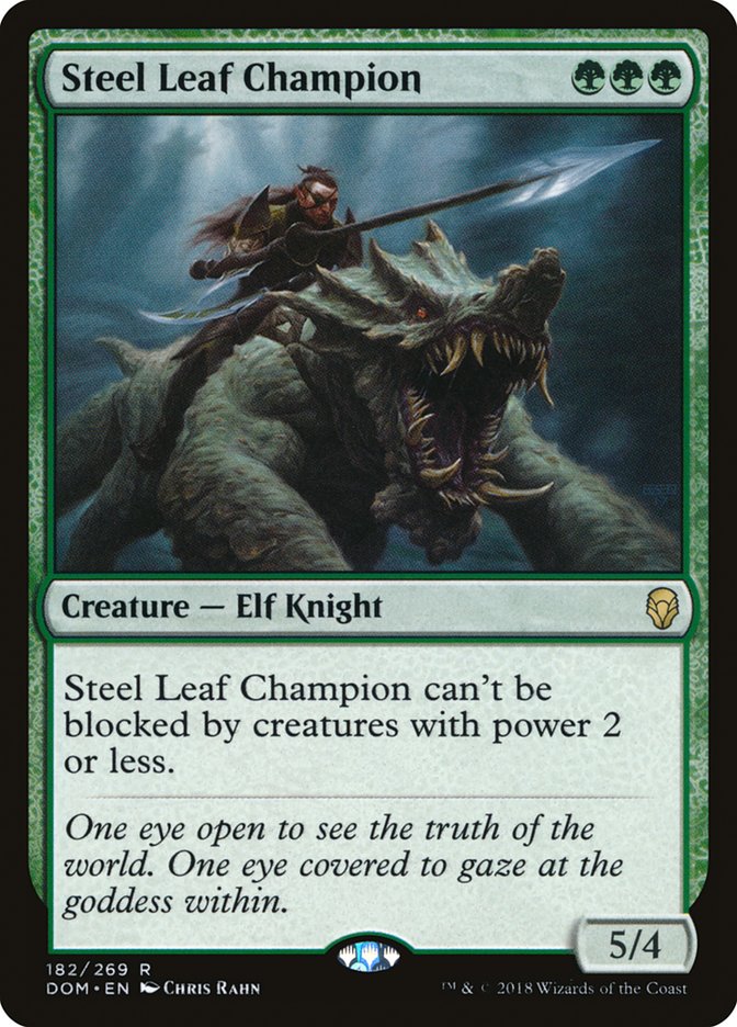 Steel Leaf Champion [Dominaria] | Webway Games