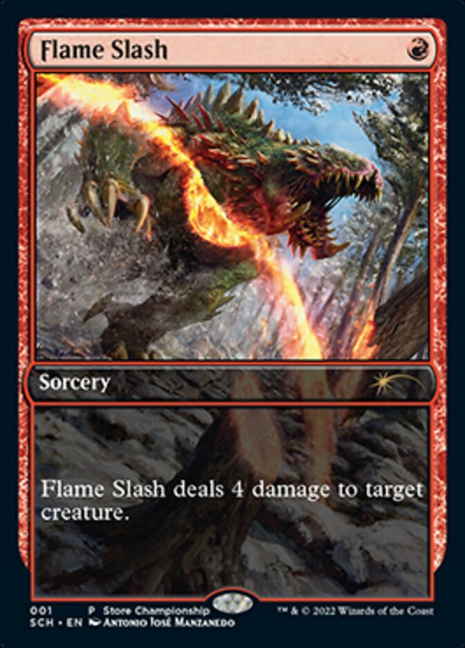 Flame Slash (Extended Art) [Store Championships 2022] | Webway Games