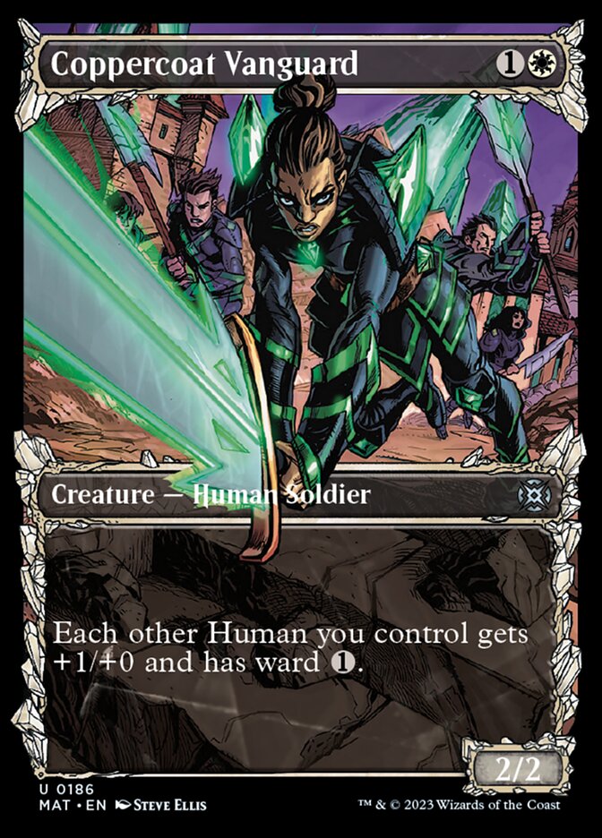 Coppercoat Vanguard (Showcase Halo Foil) [March of the Machine: The Aftermath] | Webway Games