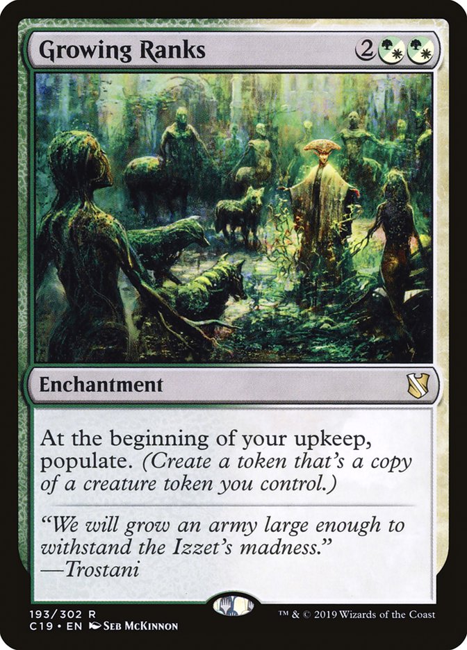 Growing Ranks [Commander 2019] | Webway Games