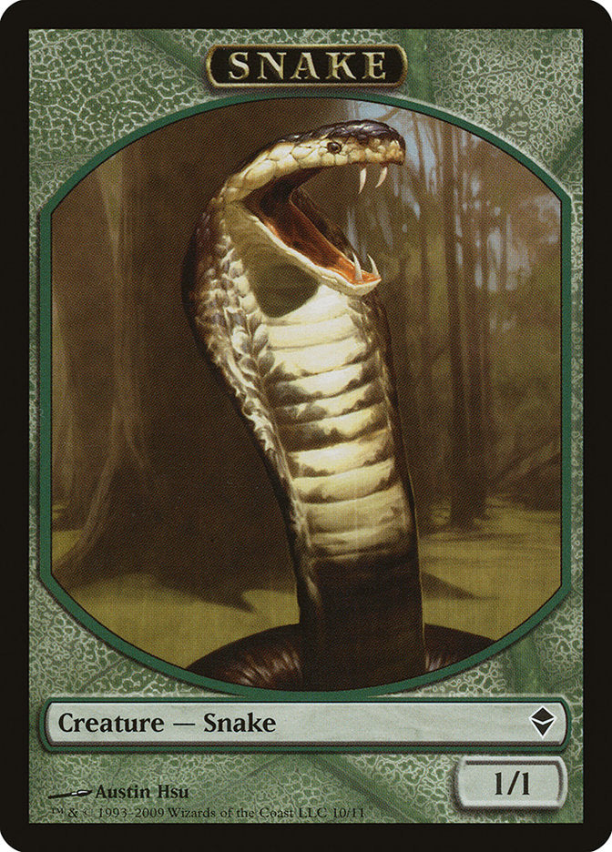 Snake [Zendikar Tokens] | Webway Games