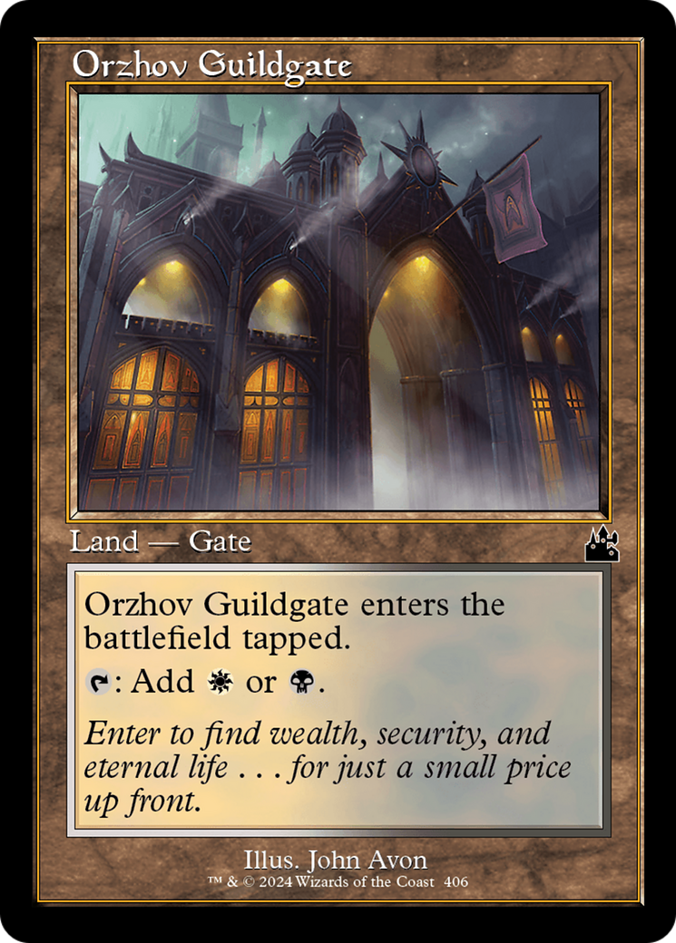 Orzhov Guildgate (Retro Frame) [Ravnica Remastered] | Webway Games