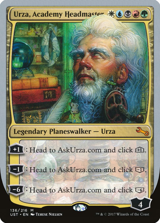 Urza, Academy Headmaster [Unstable] | Webway Games
