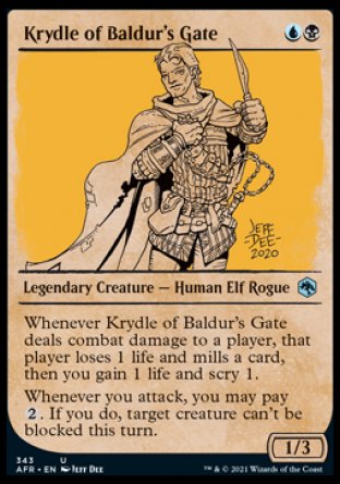 Krydle of Baldur's Gate (Showcase) [Dungeons & Dragons: Adventures in the Forgotten Realms] | Webway Games