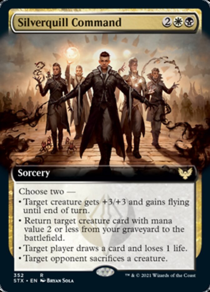 Silverquill Command (Extended) [Strixhaven: School of Mages] | Webway Games