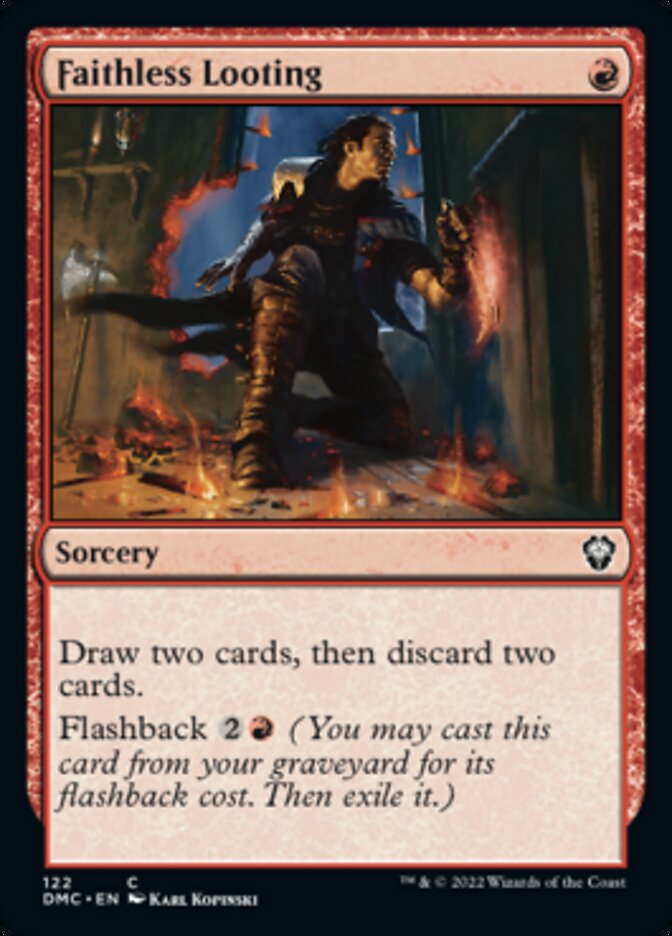 Faithless Looting [Dominaria United Commander] | Webway Games