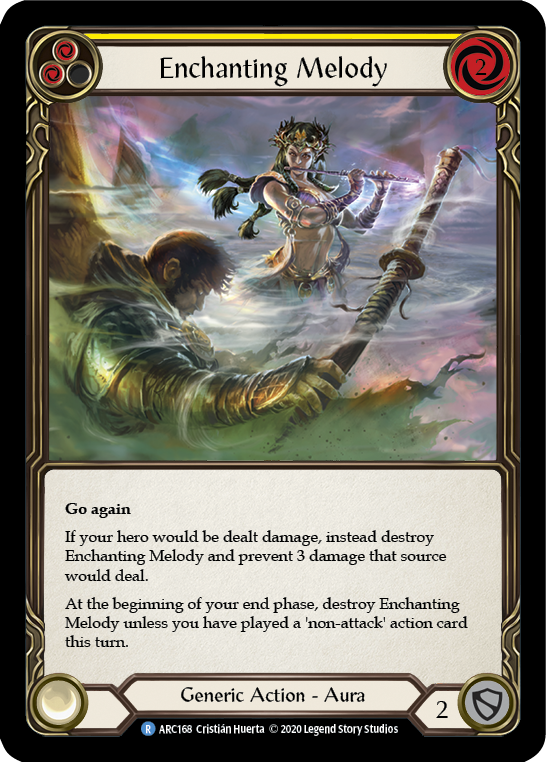 Enchanting Melody (Yellow) [ARC168] Unlimited Rainbow Foil | Webway Games