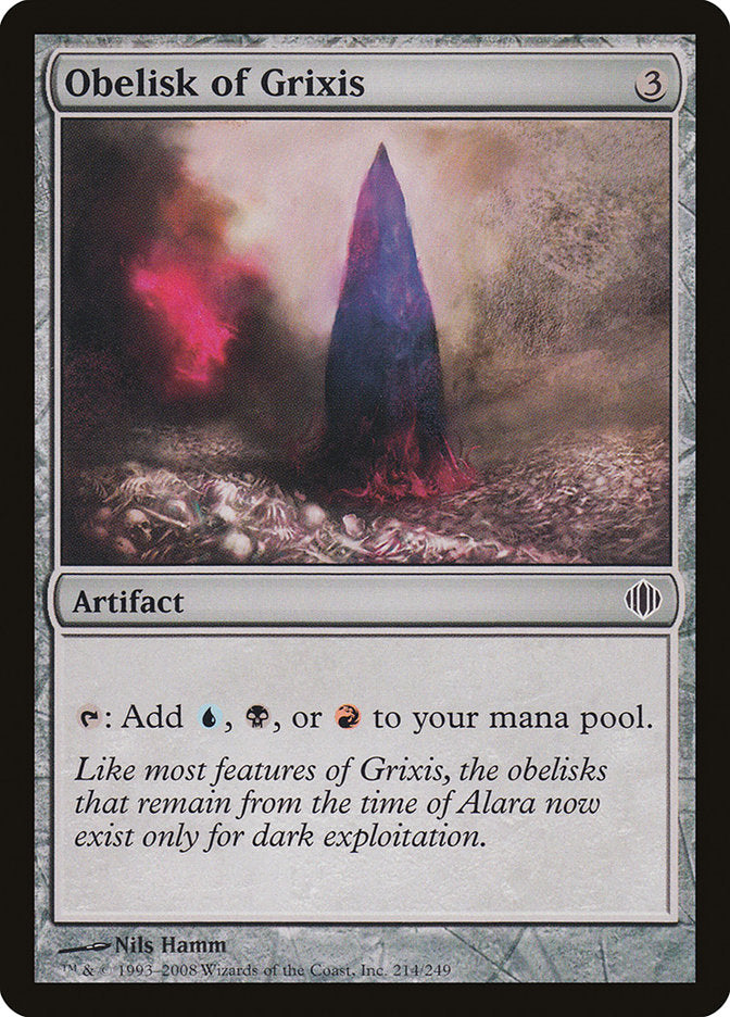 Obelisk of Grixis [Shards of Alara] | Webway Games