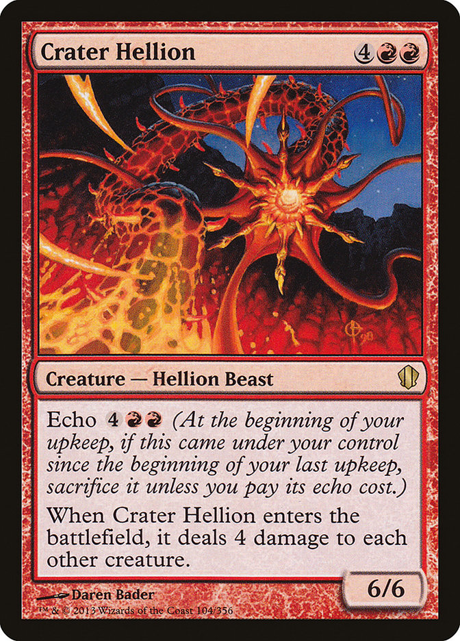 Crater Hellion [Commander 2013] | Webway Games