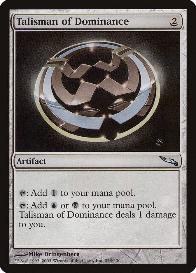 Talisman of Dominance [Mirrodin] | Webway Games