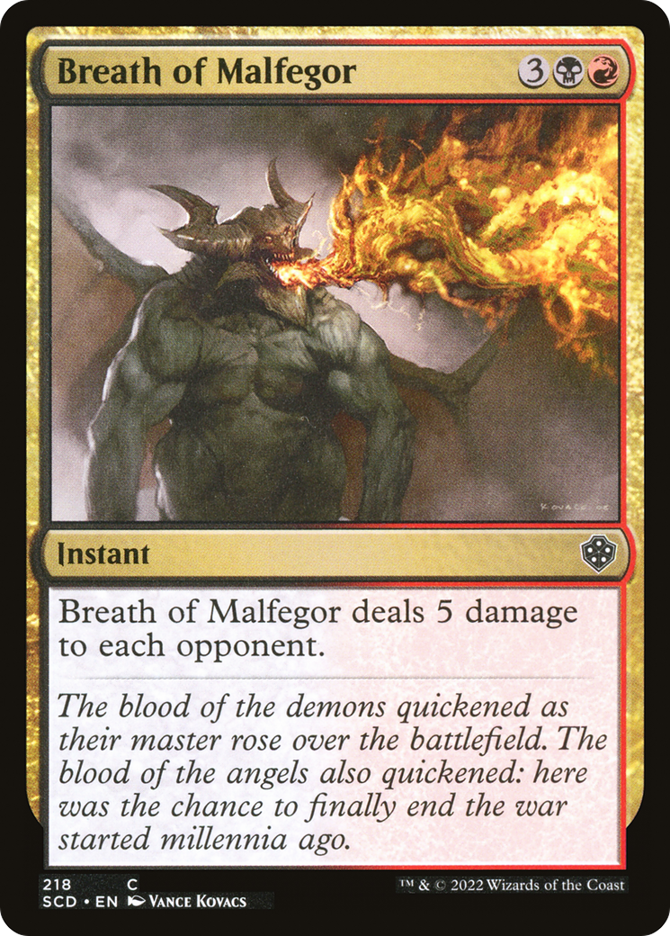 Breath of Malfegor [Starter Commander Decks] | Webway Games
