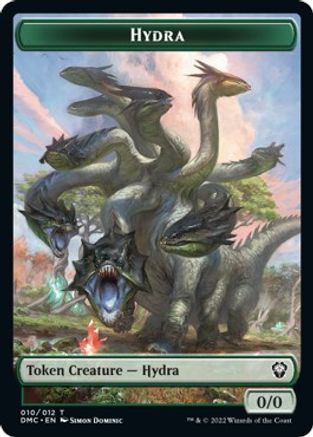 Snake // Hydra Double-sided Token [Dominaria United Commander Tokens] | Webway Games