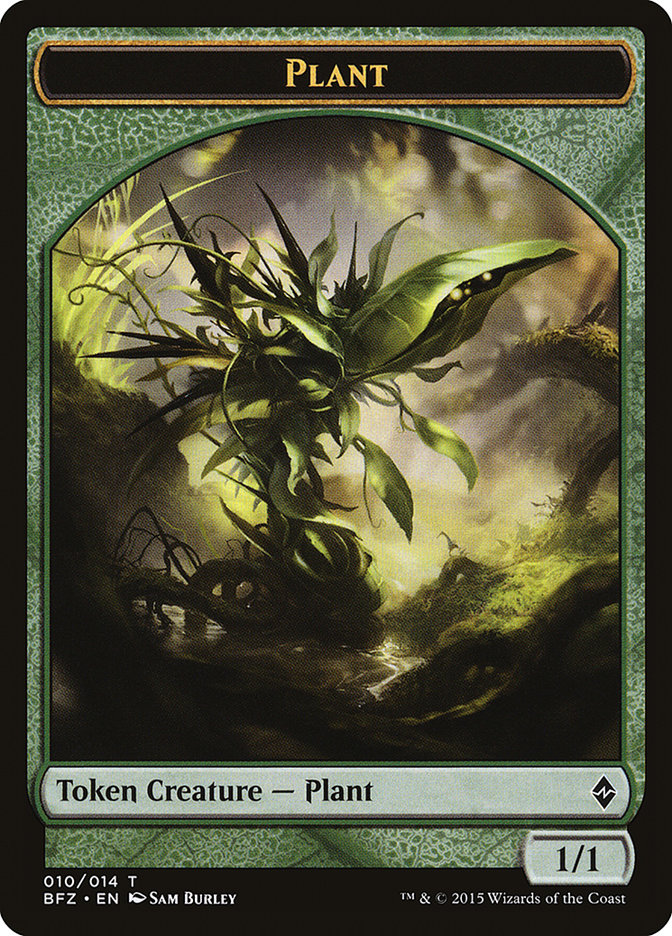 Plant [Battle for Zendikar Tokens] | Webway Games