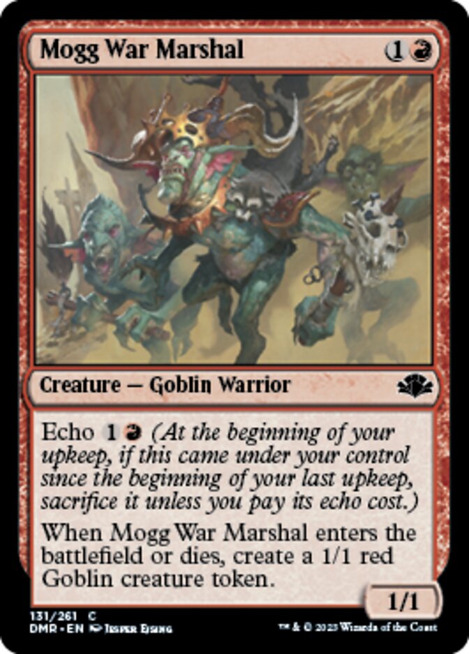 Mogg War Marshal [Dominaria Remastered] | Webway Games