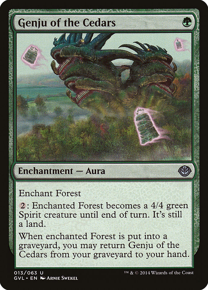 Genju of the Cedars (Garruk vs. Liliana) [Duel Decks Anthology] | Webway Games