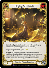 Singing Steelblade [U-WTR121] (Welcome to Rathe Unlimited)  Unlimited Rainbow Foil | Webway Games
