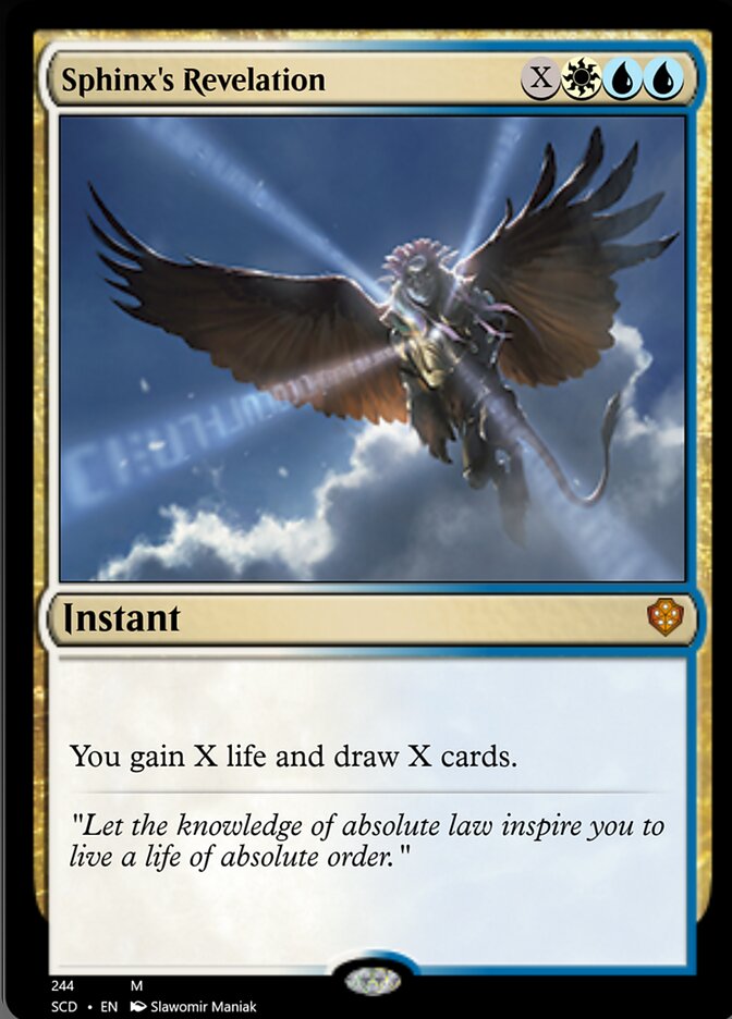 Sphinx's Revelation [Starter Commander Decks] | Webway Games