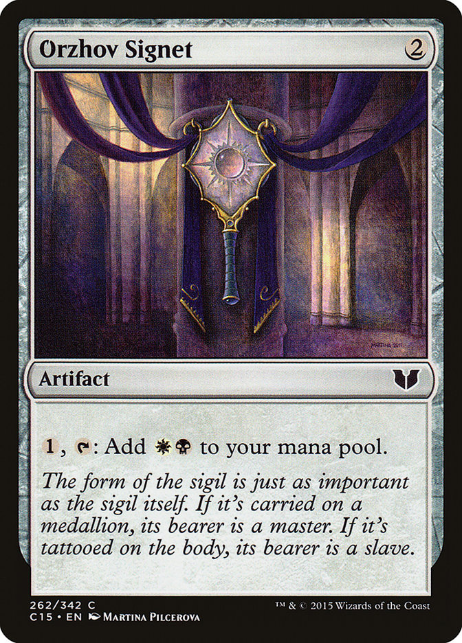 Orzhov Signet [Commander 2015] | Webway Games