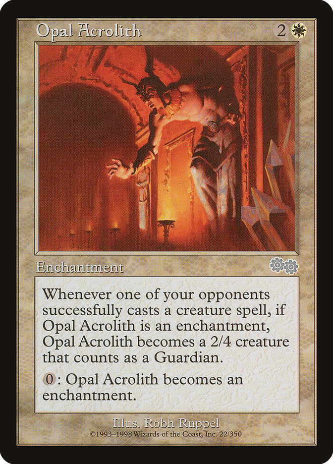 Opal Acrolith [Urza's Saga] | Webway Games