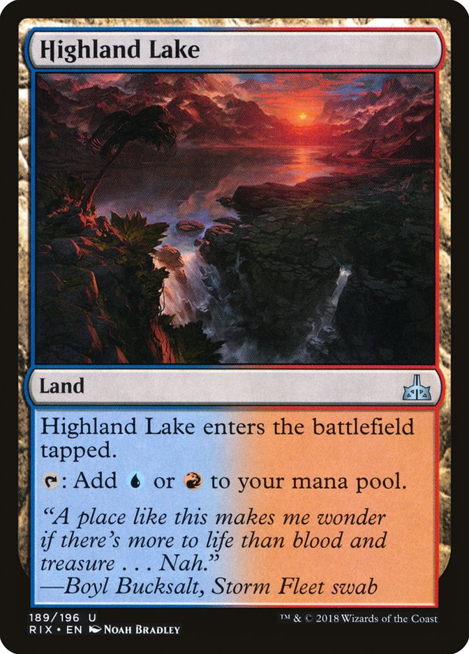 Highland Lake [Rivals of Ixalan] | Webway Games