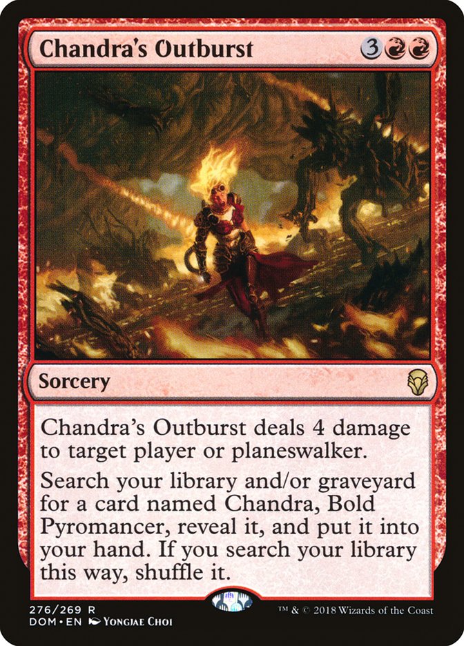 Chandra's Outburst [Dominaria] | Webway Games