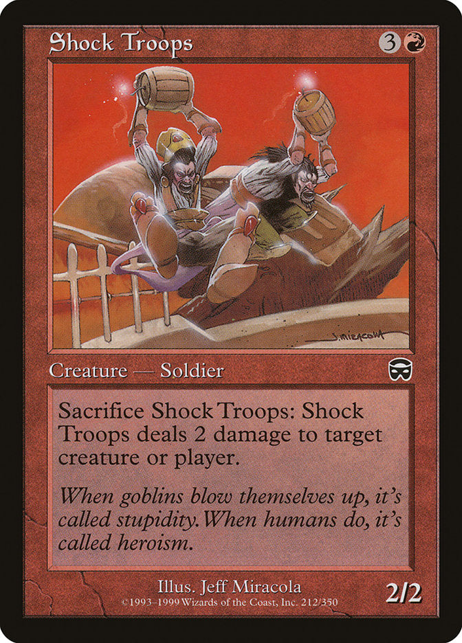 Shock Troops [Mercadian Masques] | Webway Games