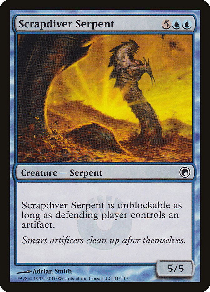 Scrapdiver Serpent [Scars of Mirrodin] | Webway Games