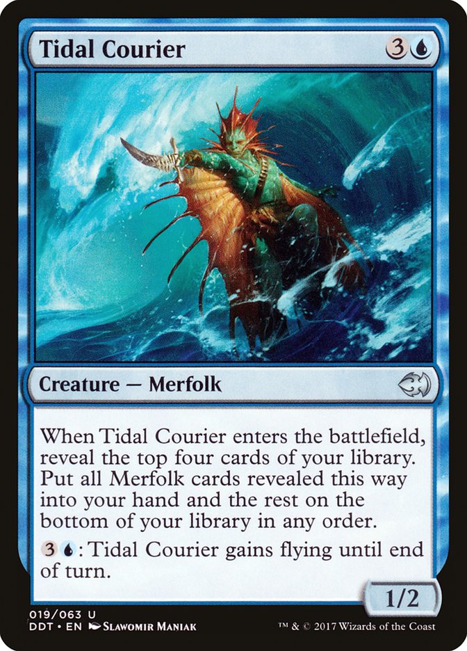 Tidal Courier [Duel Decks: Merfolk vs. Goblins] | Webway Games
