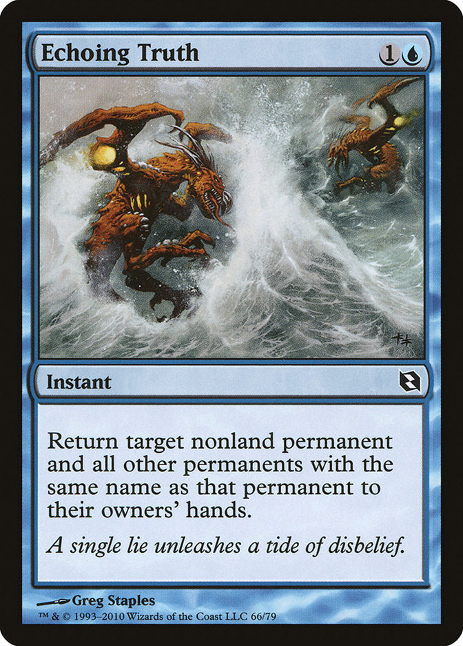 Echoing Truth [Duel Decks: Elspeth vs. Tezzeret] | Webway Games