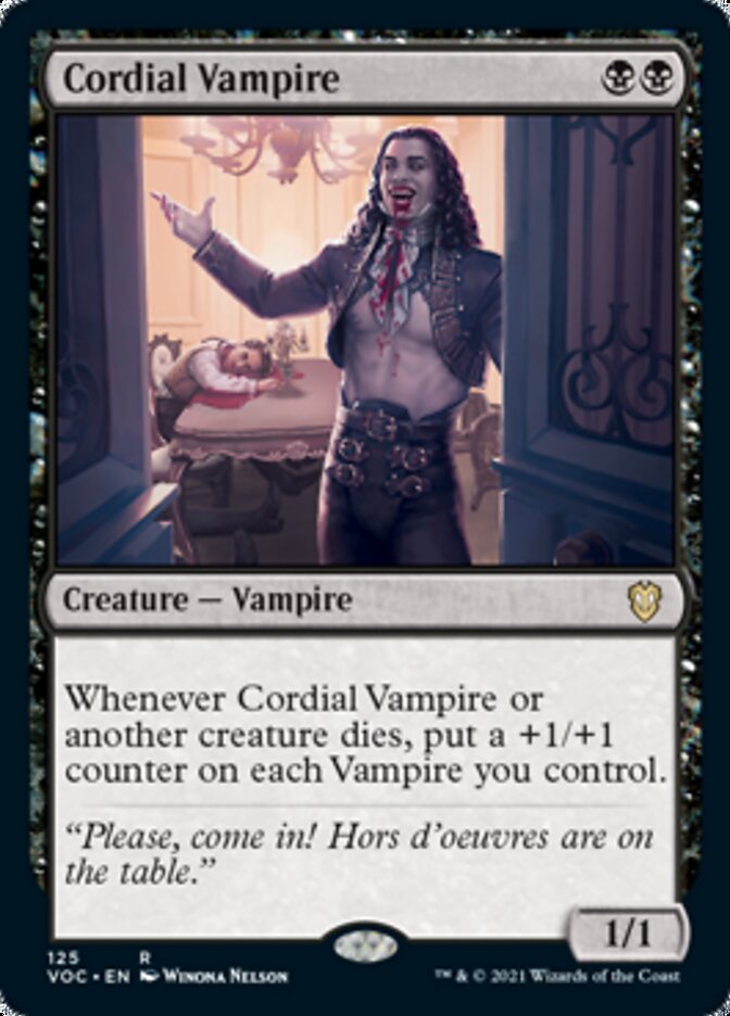 Cordial Vampire [Innistrad: Crimson Vow Commander] | Webway Games