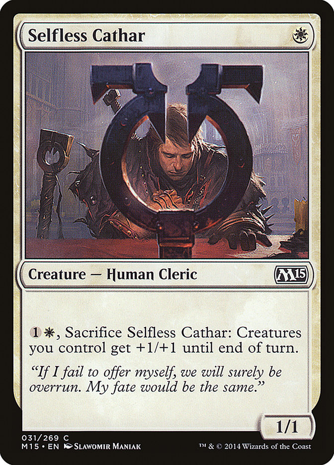Selfless Cathar [Magic 2015] | Webway Games