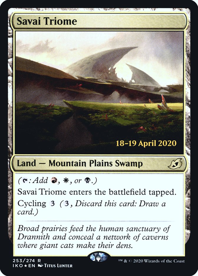 Savai Triome  [Ikoria: Lair of Behemoths Prerelease Promos] | Webway Games