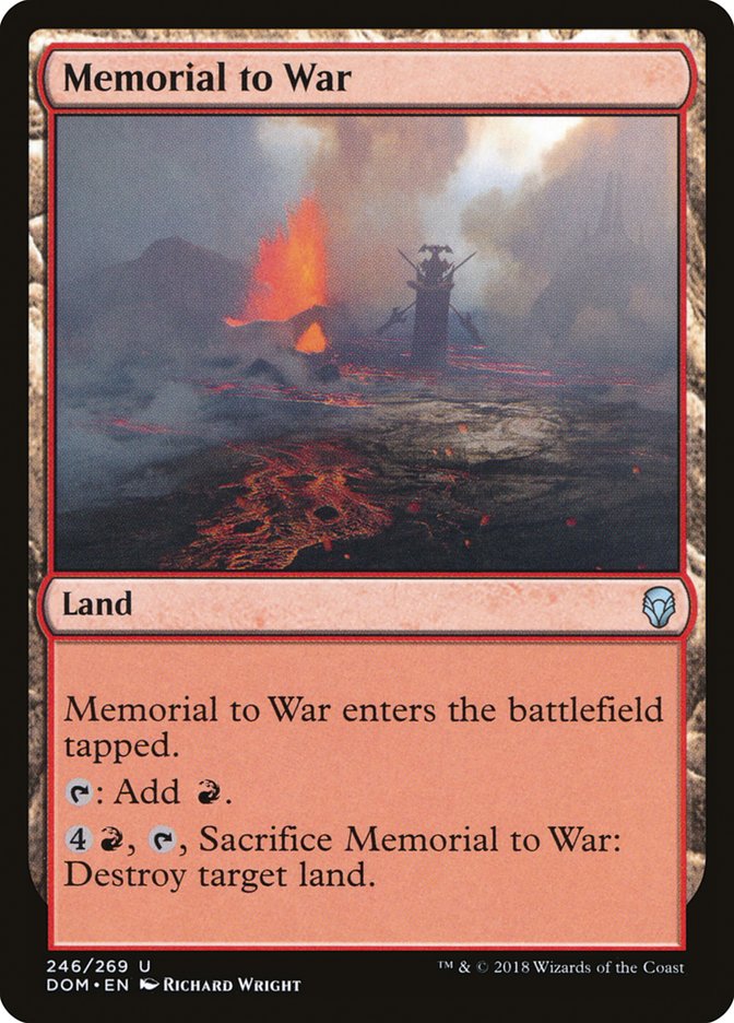 Memorial to War [Dominaria] | Webway Games