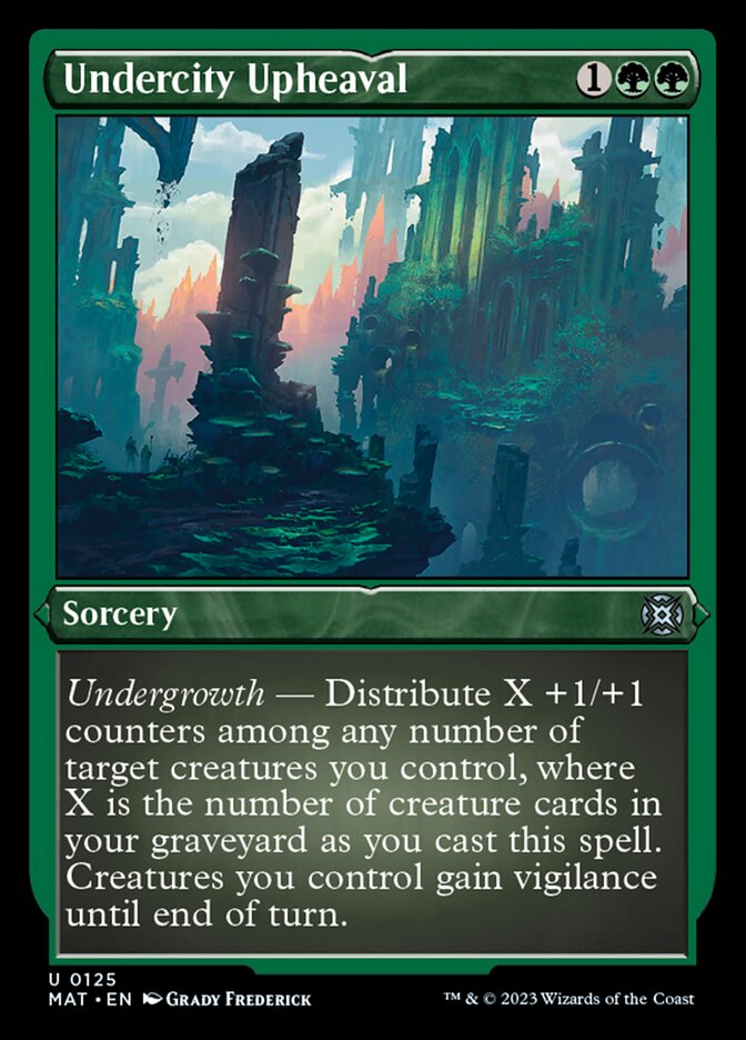 Undercity Upheaval (Foil Etched) [March of the Machine: The Aftermath] | Webway Games