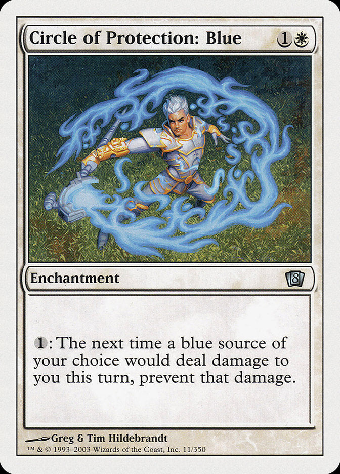 Circle of Protection: Blue [Eighth Edition] | Webway Games