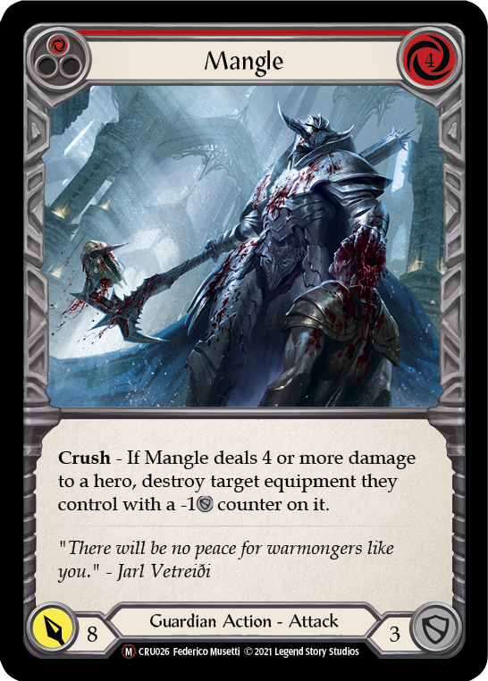 Mangle (Rainbow Foil) [CRU026-RF] Unlimited Rainbow Foil | Webway Games