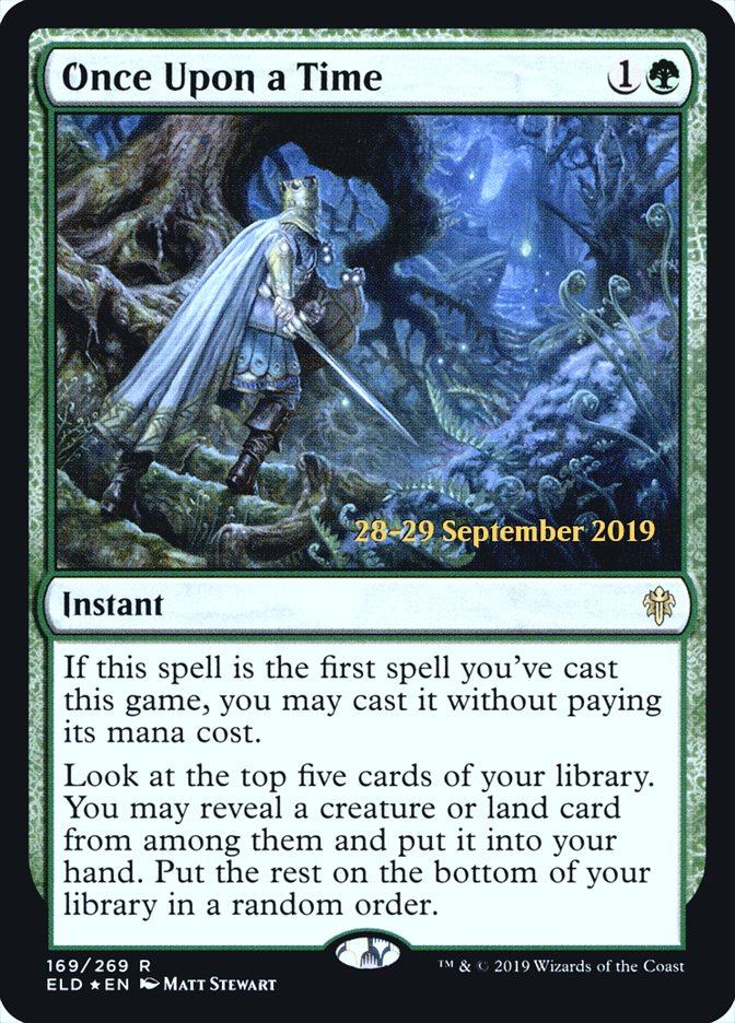 Once Upon a Time  [Throne of Eldraine Prerelease Promos] | Webway Games