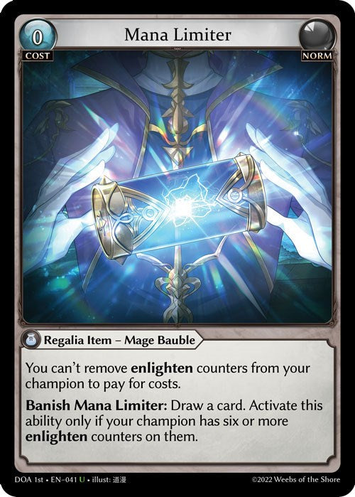 Mana Limiter (041) [Dawn of Ashes: 1st Edition] | Webway Games