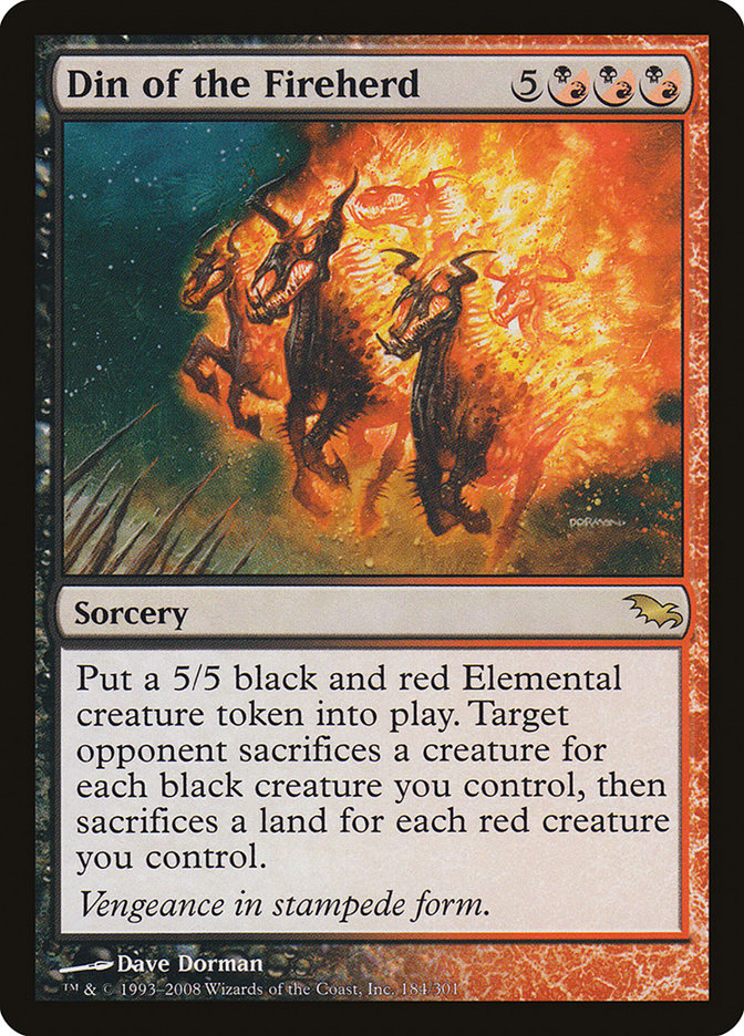 Din of the Fireherd [Shadowmoor] | Webway Games