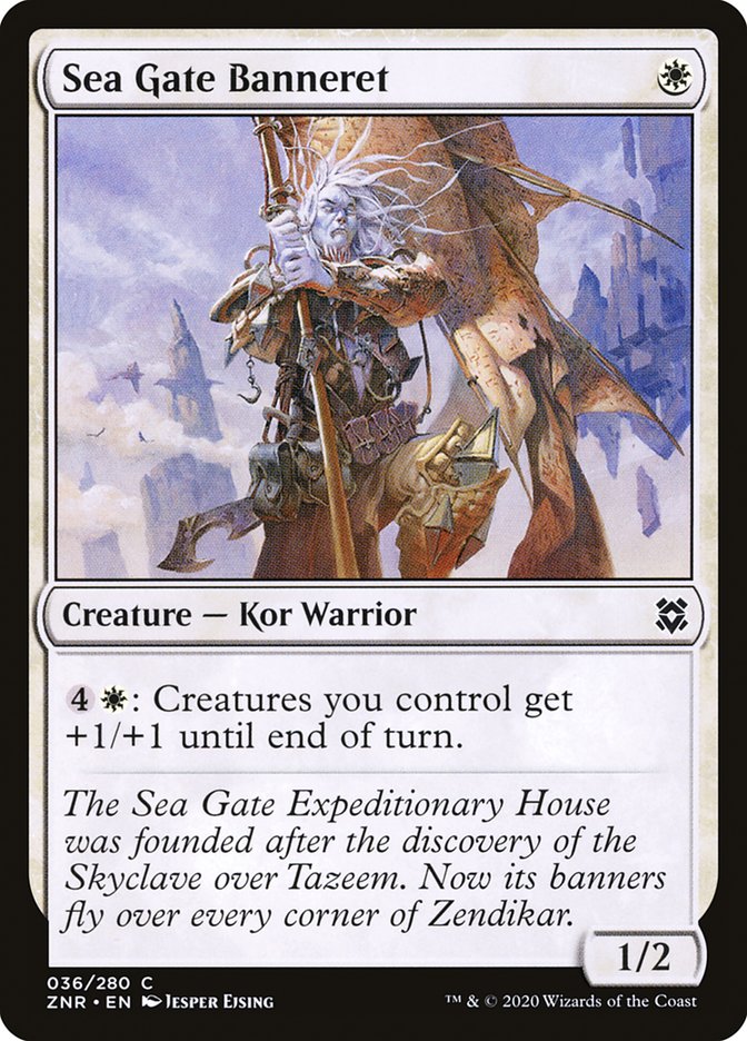 Sea Gate Banneret [Zendikar Rising] | Webway Games