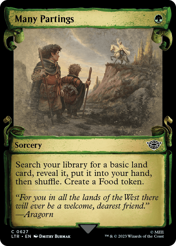 Many Partings [The Lord of the Rings: Tales of Middle-Earth Showcase Scrolls] | Webway Games