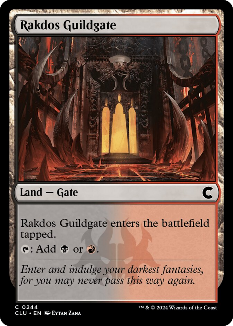 Rakdos Guildgate [Ravnica: Clue Edition] | Webway Games