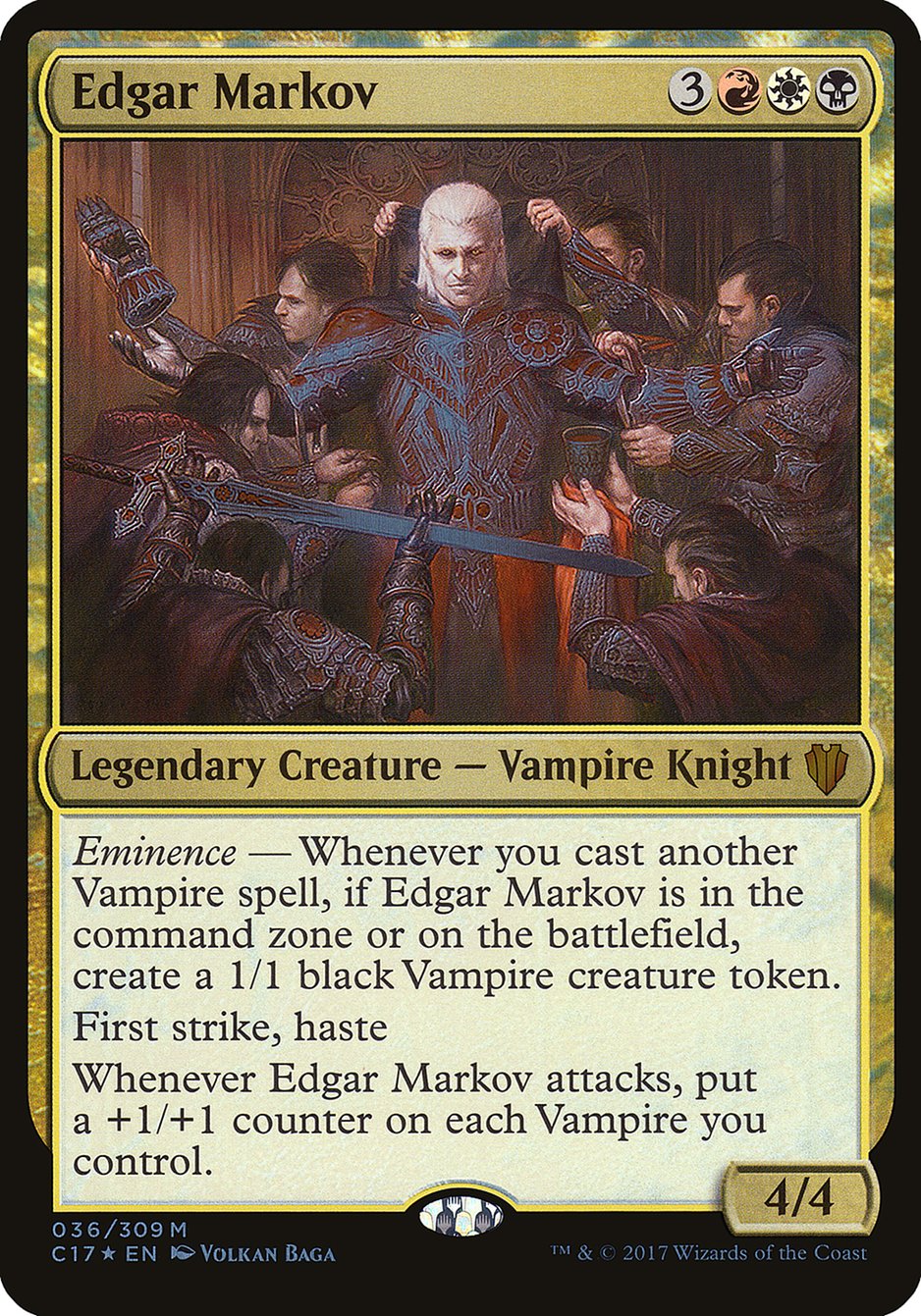 Edgar Markov (Commander 2017) [Commander 2017 Oversized] | Webway Games