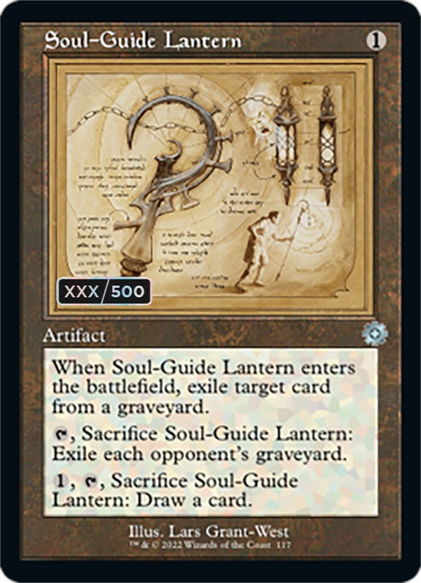 Soul-Guide Lantern (Retro Schematic) (Serial Numbered) [The Brothers' War Retro Artifacts] | Webway Games