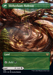 Darkbore Pathway // Slitherbore Pathway (Borderless Alternate Art) [Kaldheim] | Webway Games