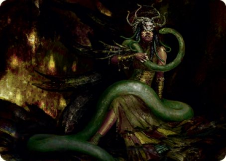Saryth, the Viper's Fang Art Card [Innistrad: Midnight Hunt Art Series] | Webway Games