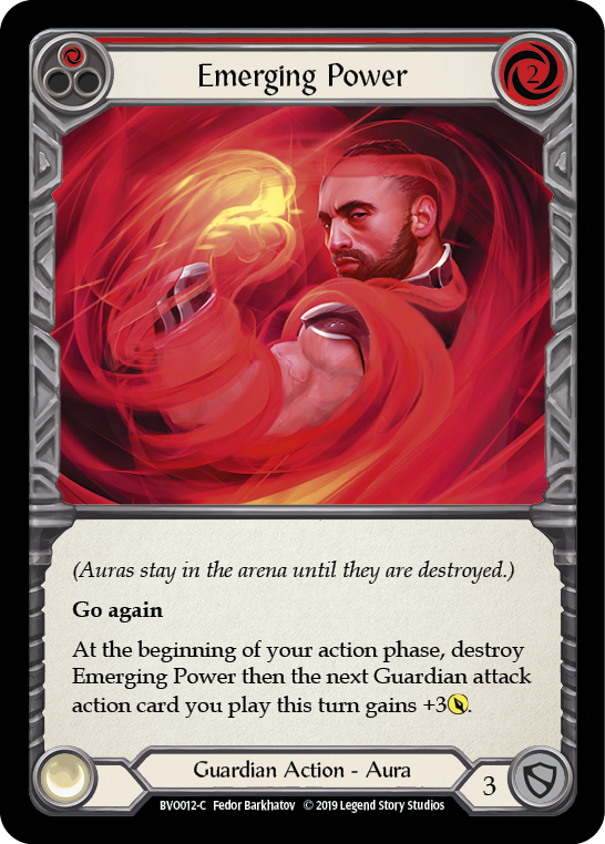 Emerging Power (Red) [BVO012-C] 1st Edition Normal | Webway Games