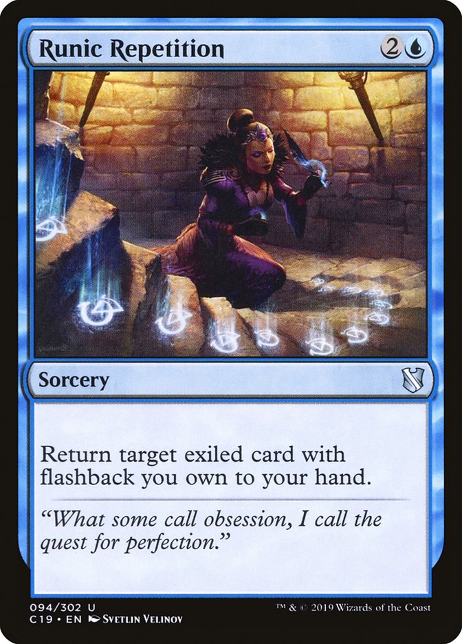 Runic Repetition [Commander 2019] | Webway Games